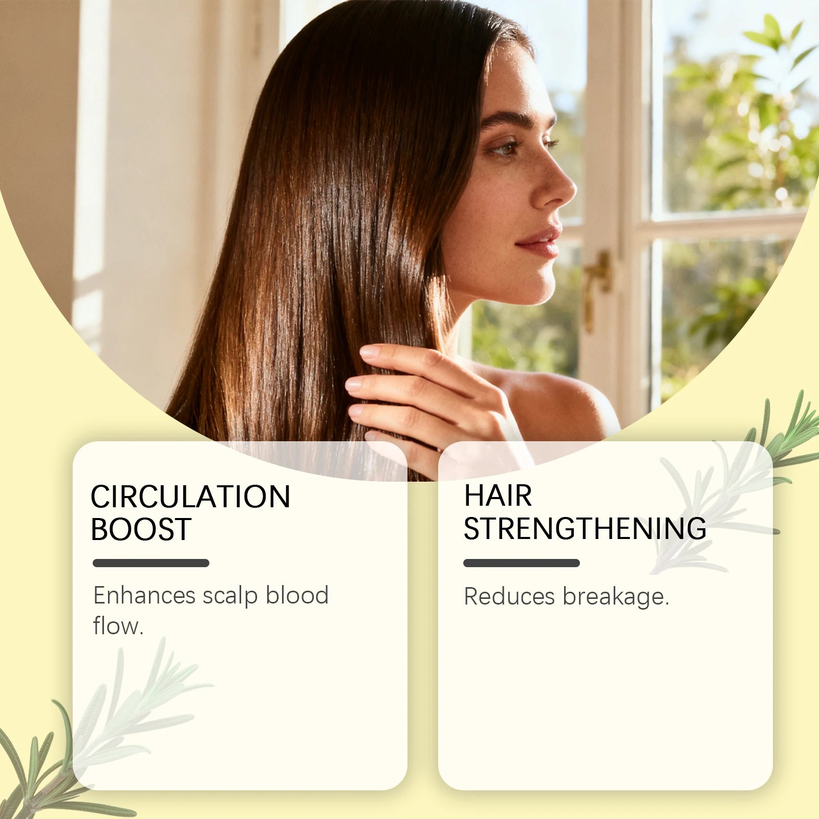 Natural Rosemary Castor Hair Oil