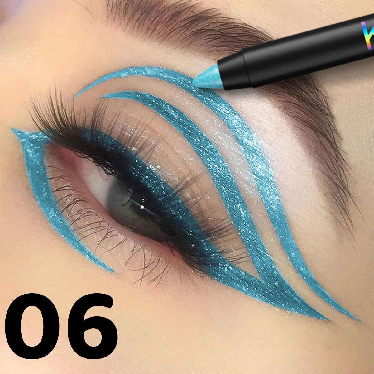 Colourful Metallic Eyeliner Pen
