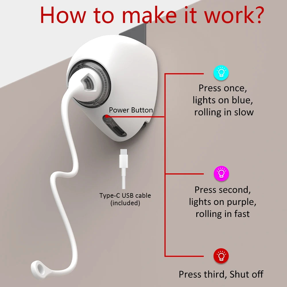 Interactive Electric Cat Toy Rope