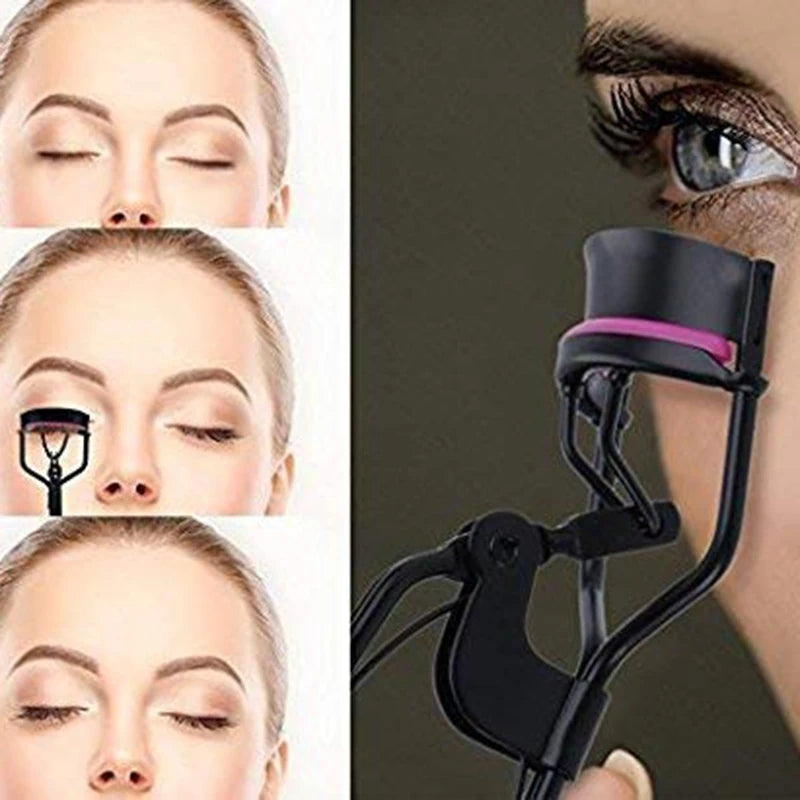 Professional Eyelash Curler with Replacement Pads