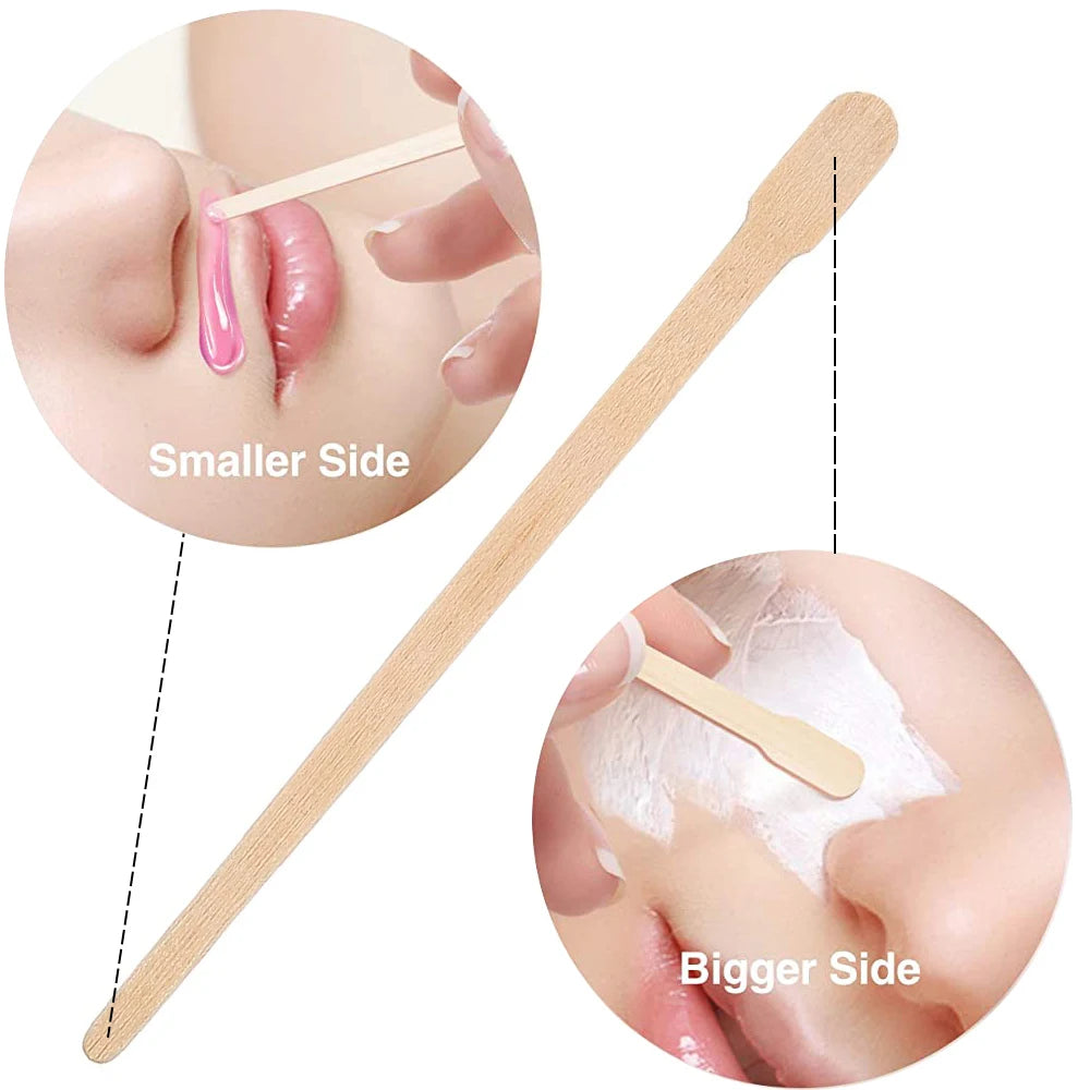 Disposable Wooden Hair Removal Sticks