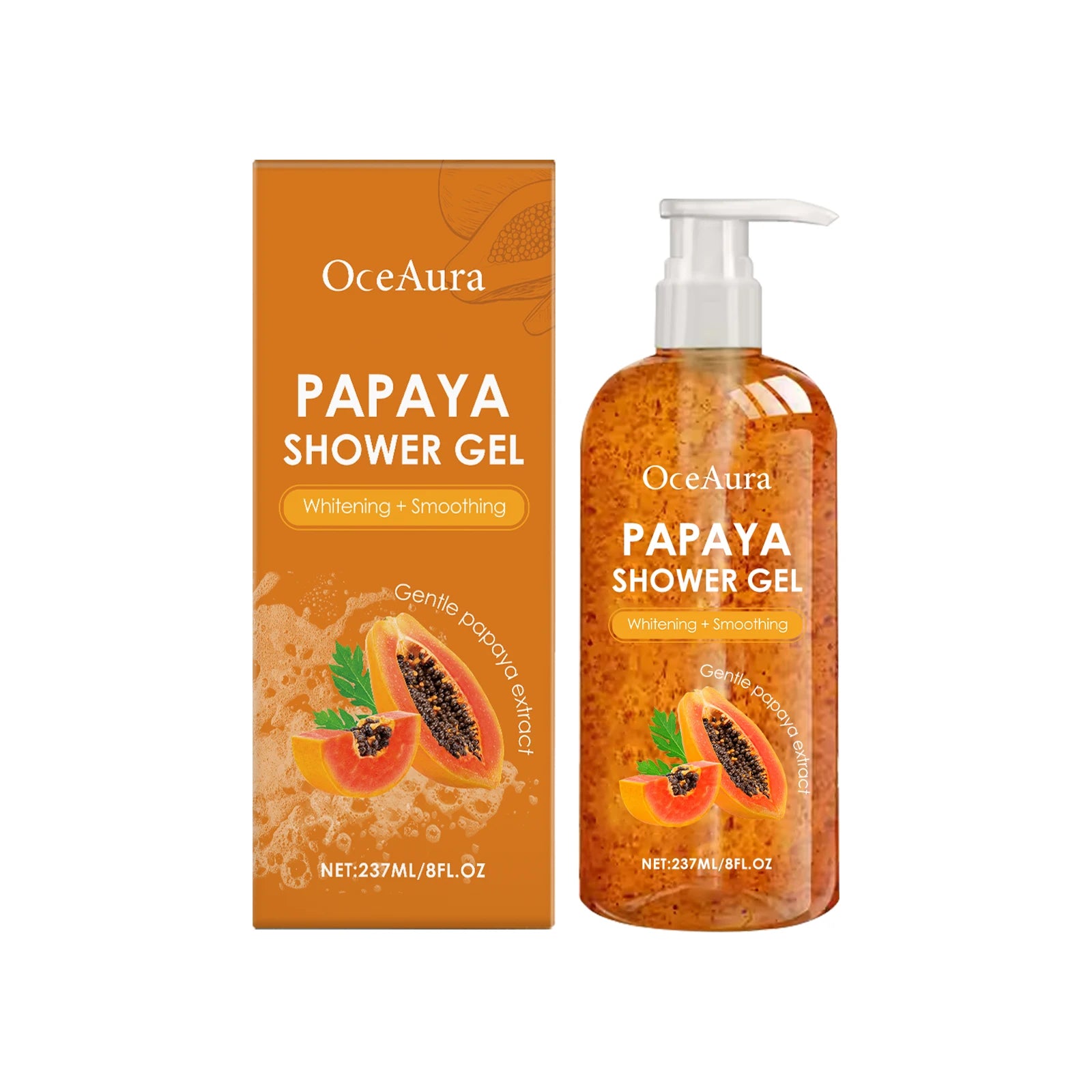 Papaya Exfoliating Whitening Shower Gel