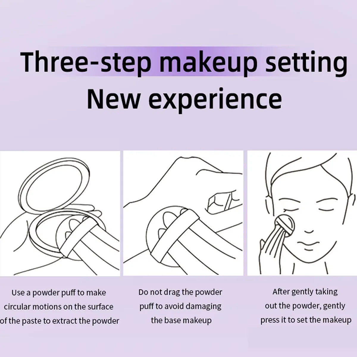 Lavender Matte Pressed Powder