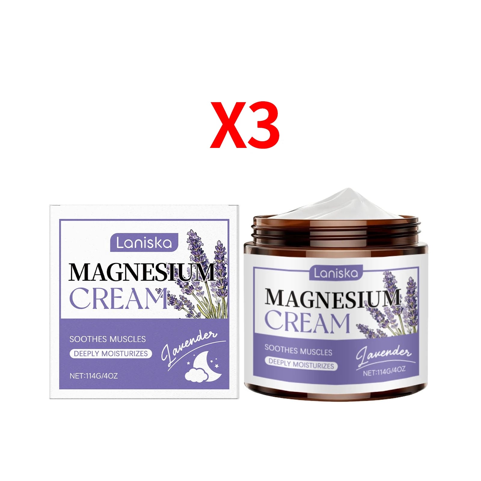 Lavender Magnesium Body Cream