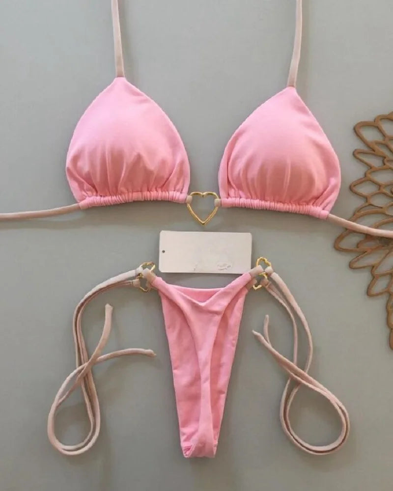 Two-Piece Brazilian Bikini Swimwear Set