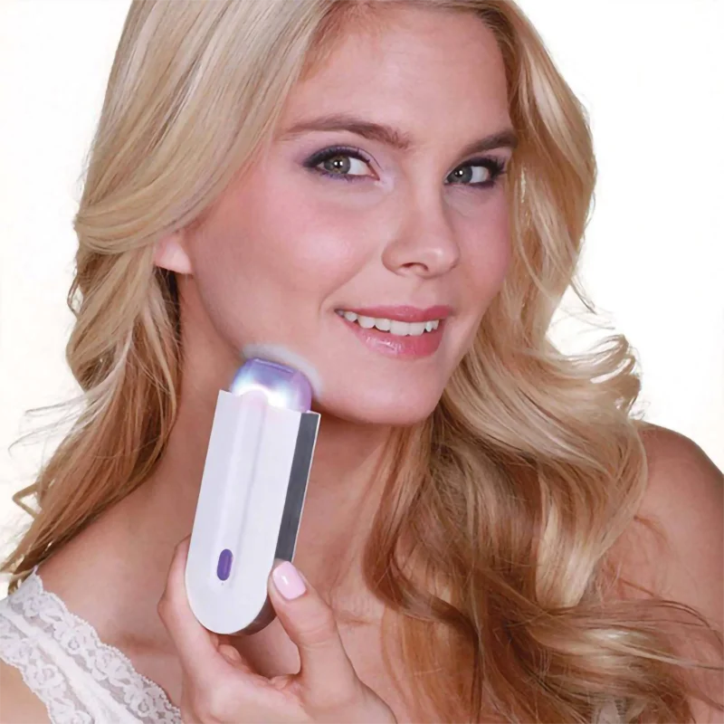 Rechargeable Blue-Light Epilator for Face