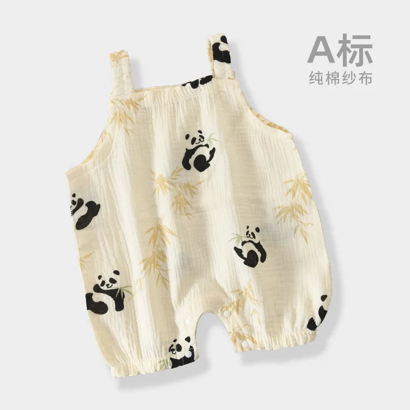 Baby Summer Cotton Romper Set