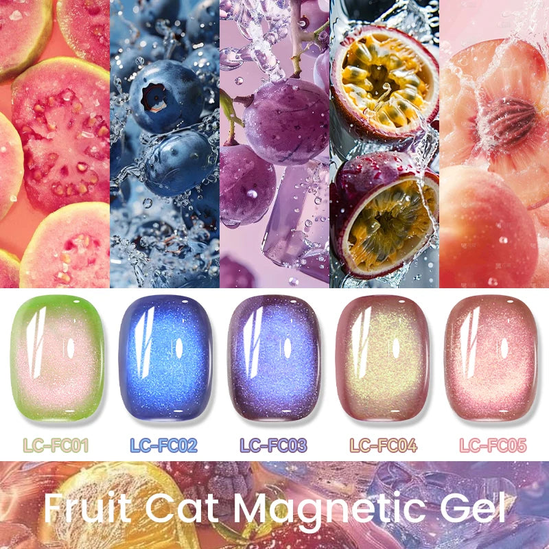 Peach Pink Cat Magnetic Gel Polish