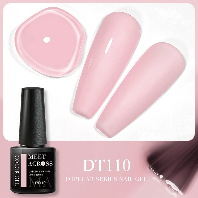 5ml Pink Dried Flower Gel Nail Polish