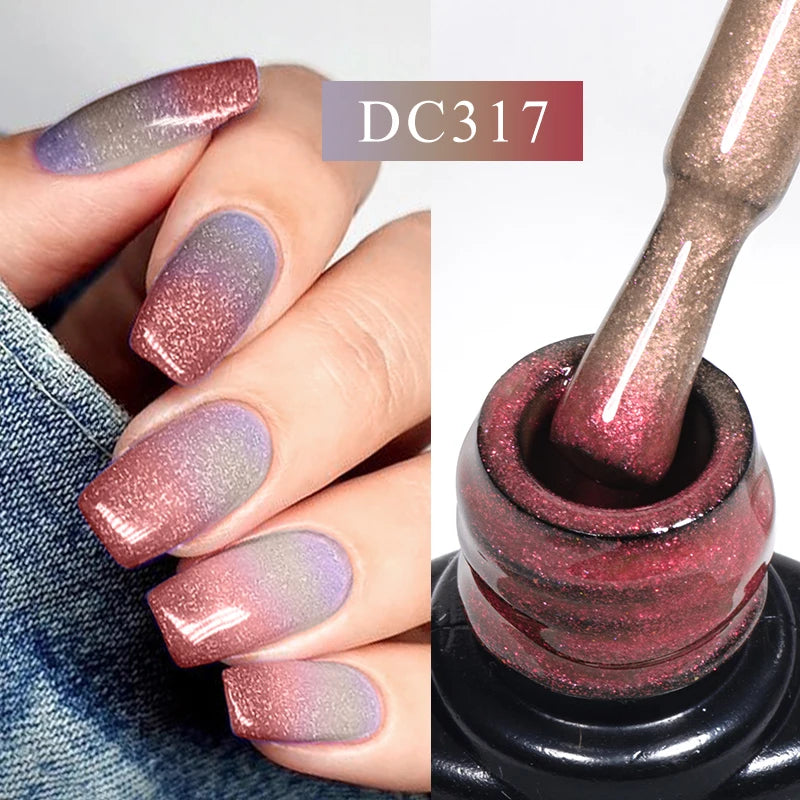 Thermal Aurora Rubber Base Gel Polish