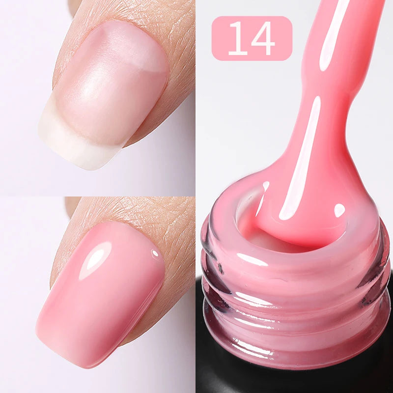 Milky Pink Rubber Base Gel Nail Polish
