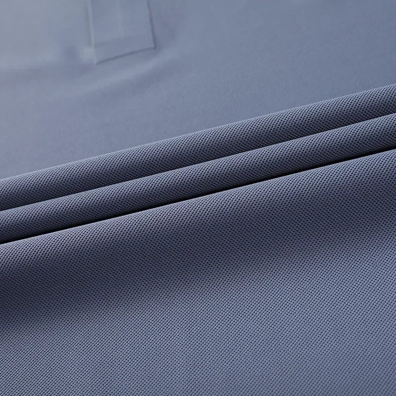 Ice Silk Embroidered Polo