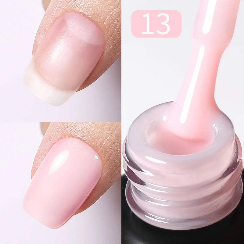 Milky Pink Rubber Base Gel Nail Polish