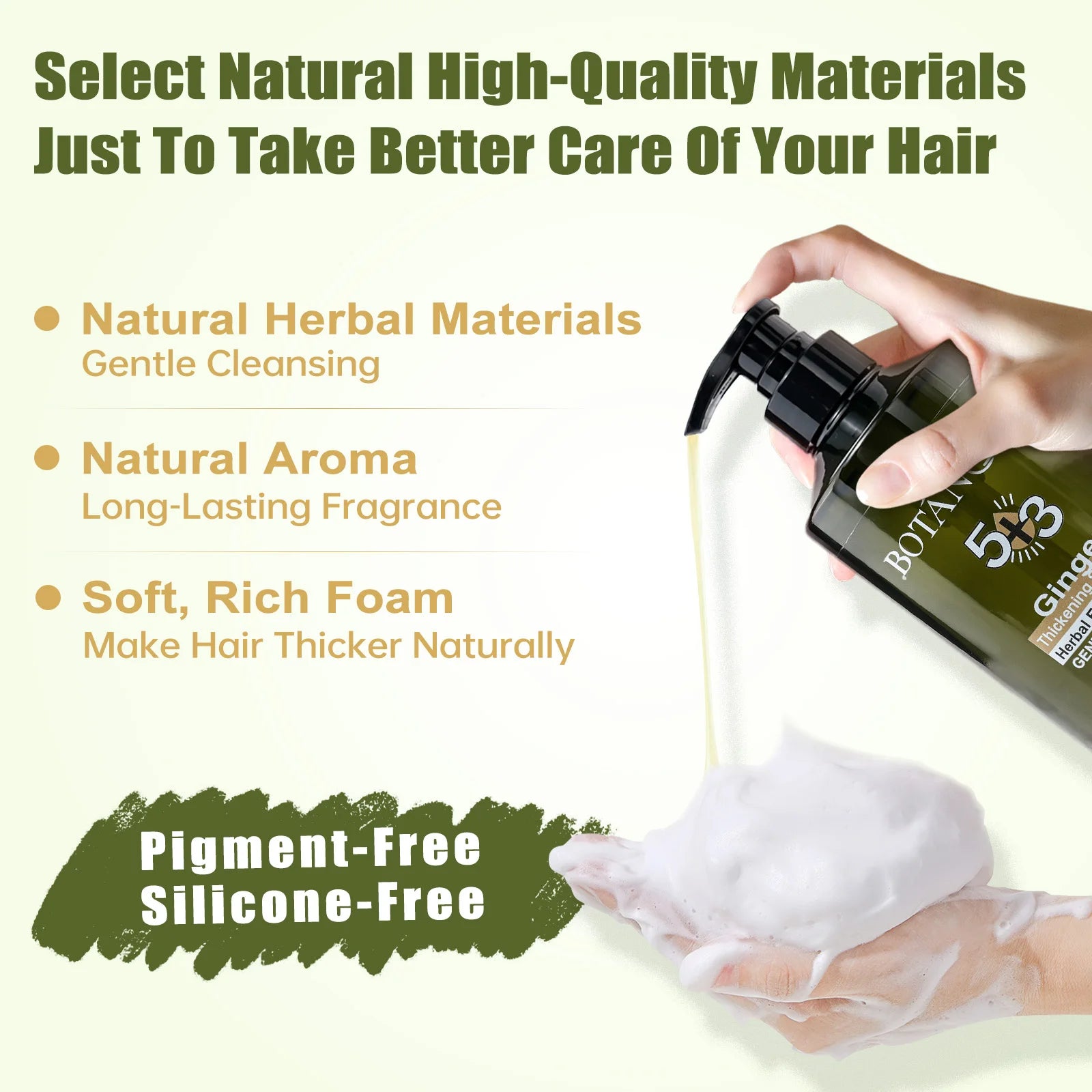 473ml Ginger Essential Oil Shampoo