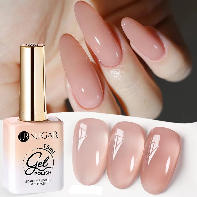 Jelly Milky White Translucent UV Gel Polish