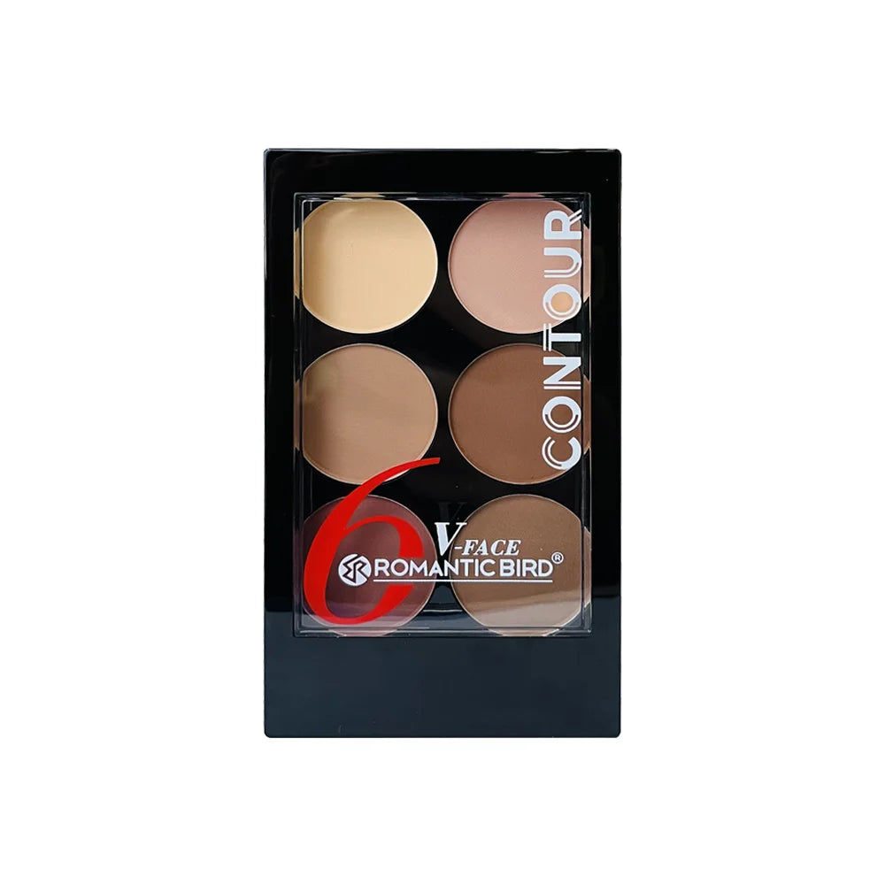 6-Color Contour and Highlight Palette with Brush