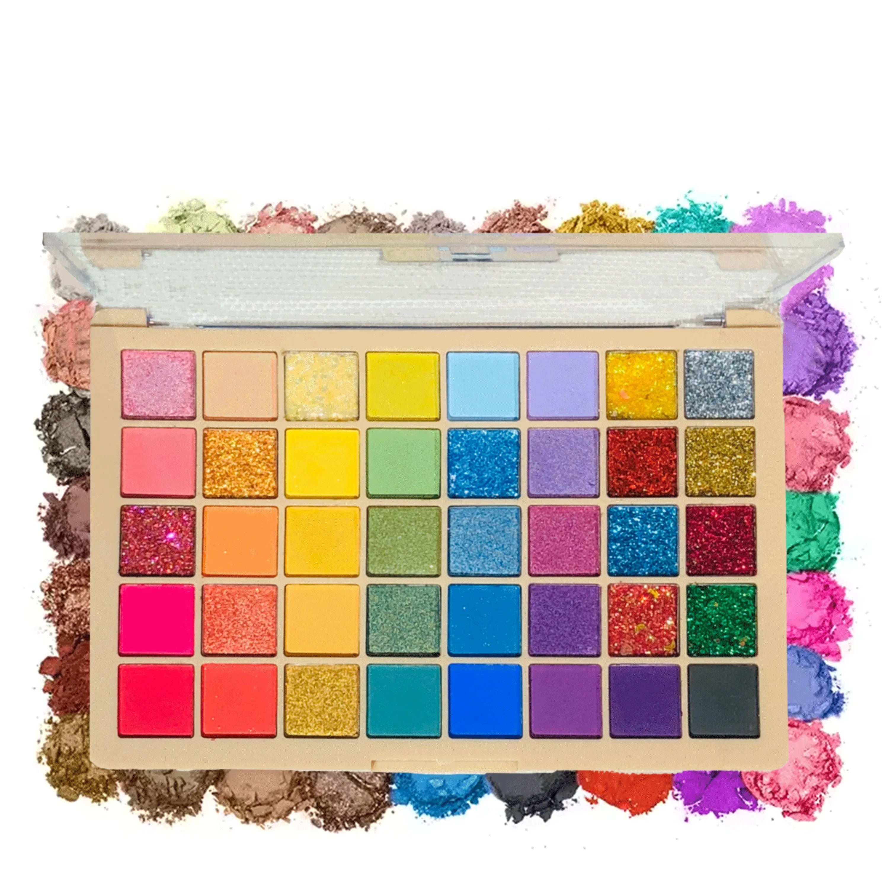 Forty-Color Rainbow Eyeshadow Palette