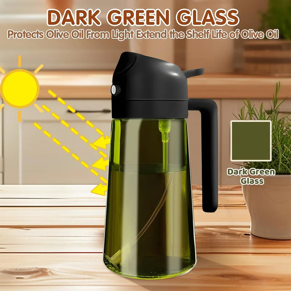 Dark Glass Oil Sprayer Bottle