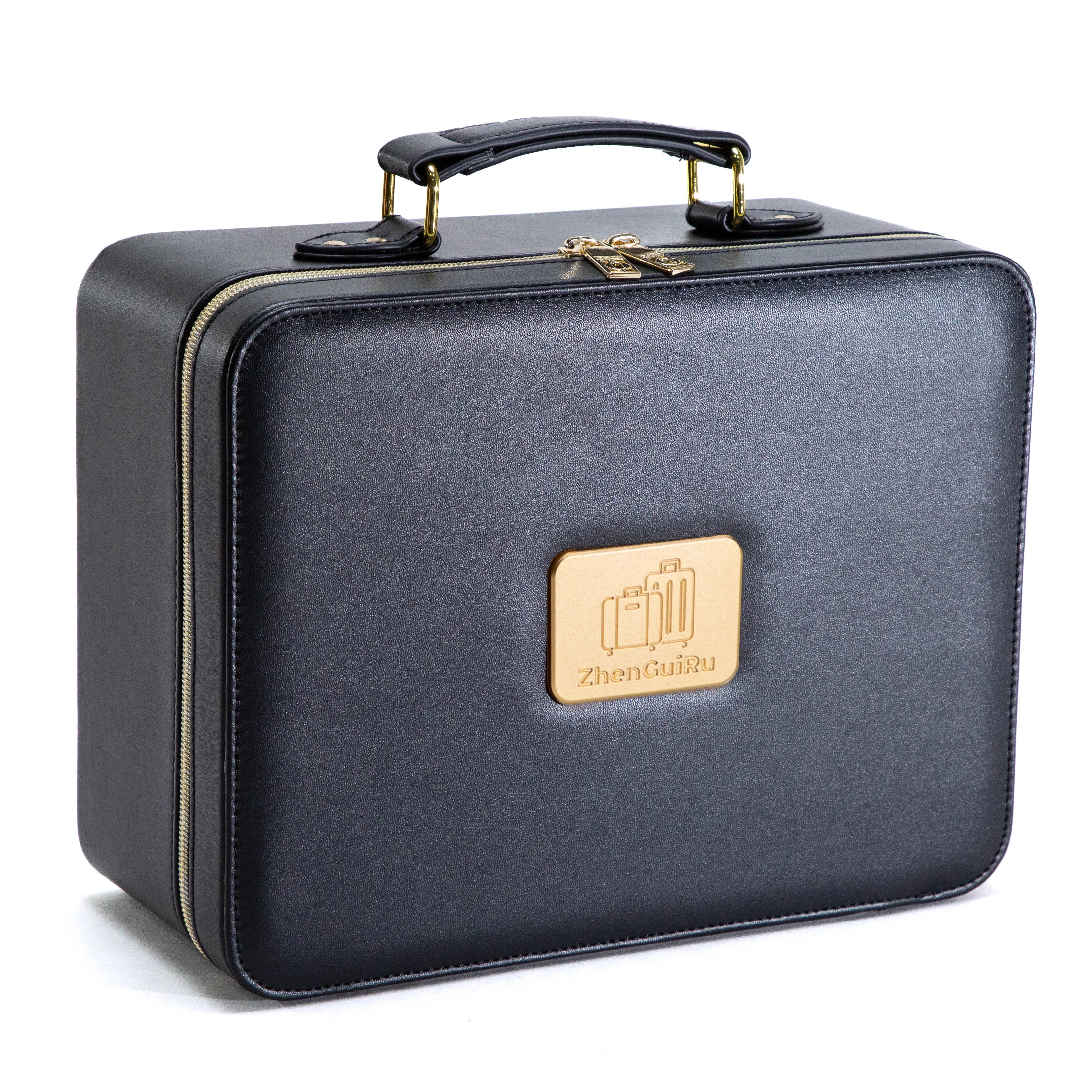 LED Lighted Travel Makeup Train Case