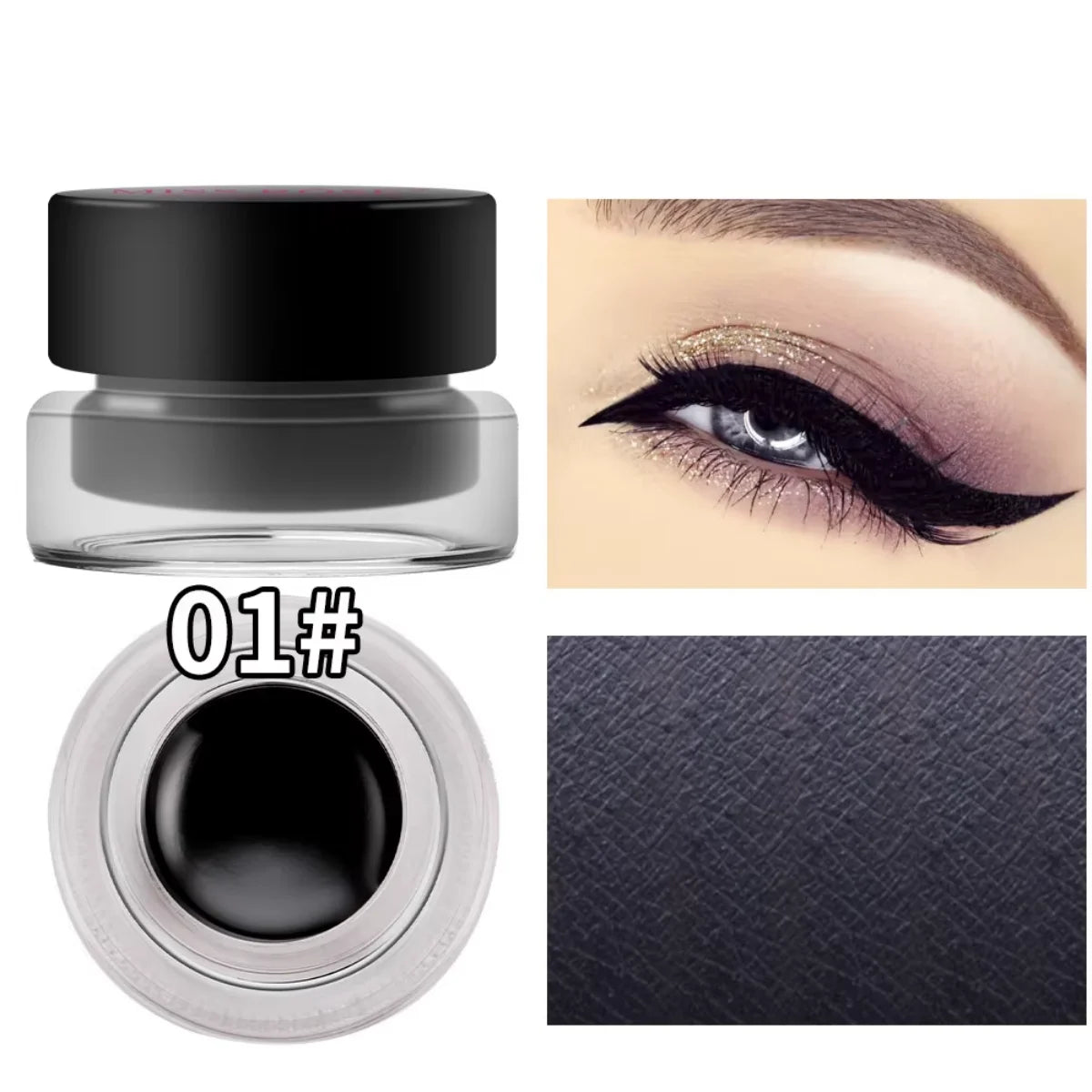 Two-Color Waterproof Eyeliner Gel Set