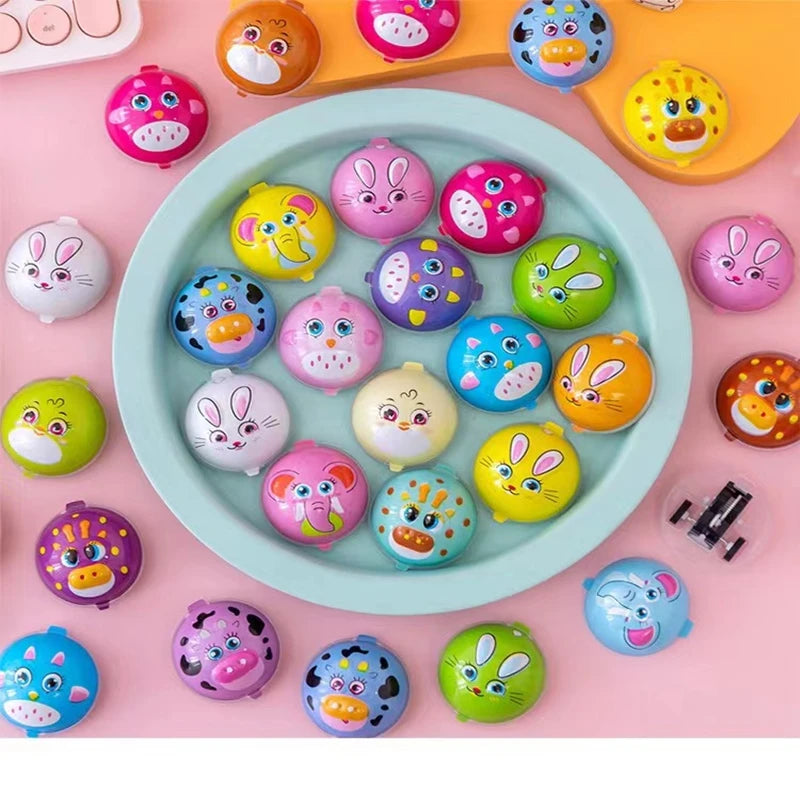 10PCS Mini Animal Cars