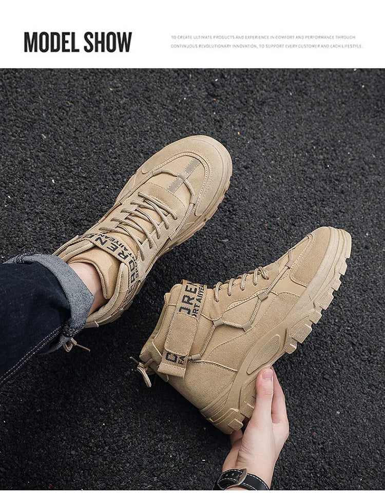 Men's Platform Desert Boots