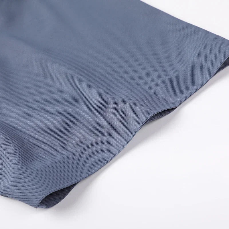 Ice Silk Embroidered Polo