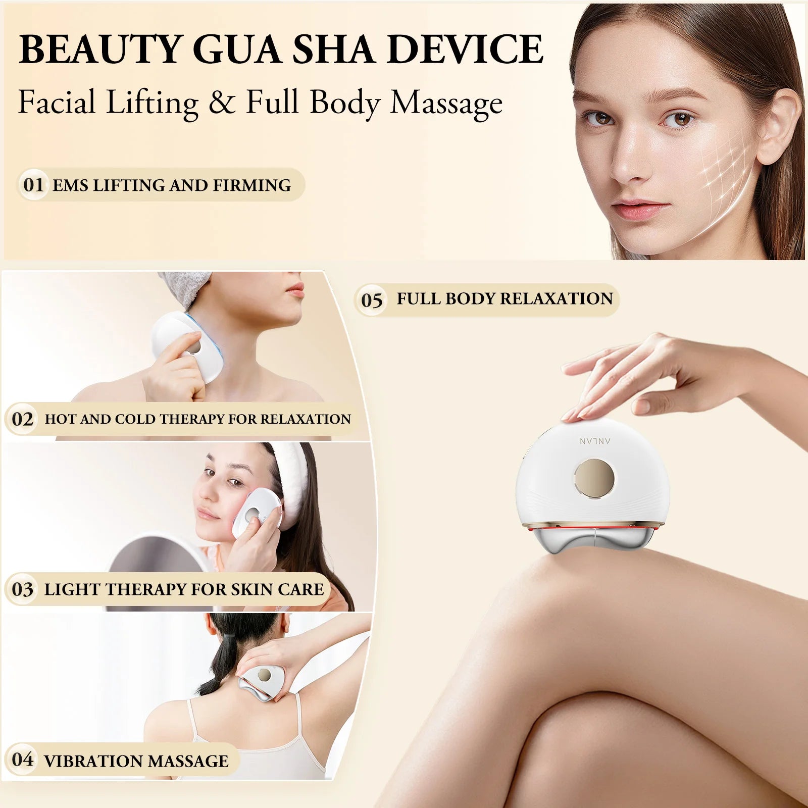 Electric EMS Gua Sha Massager