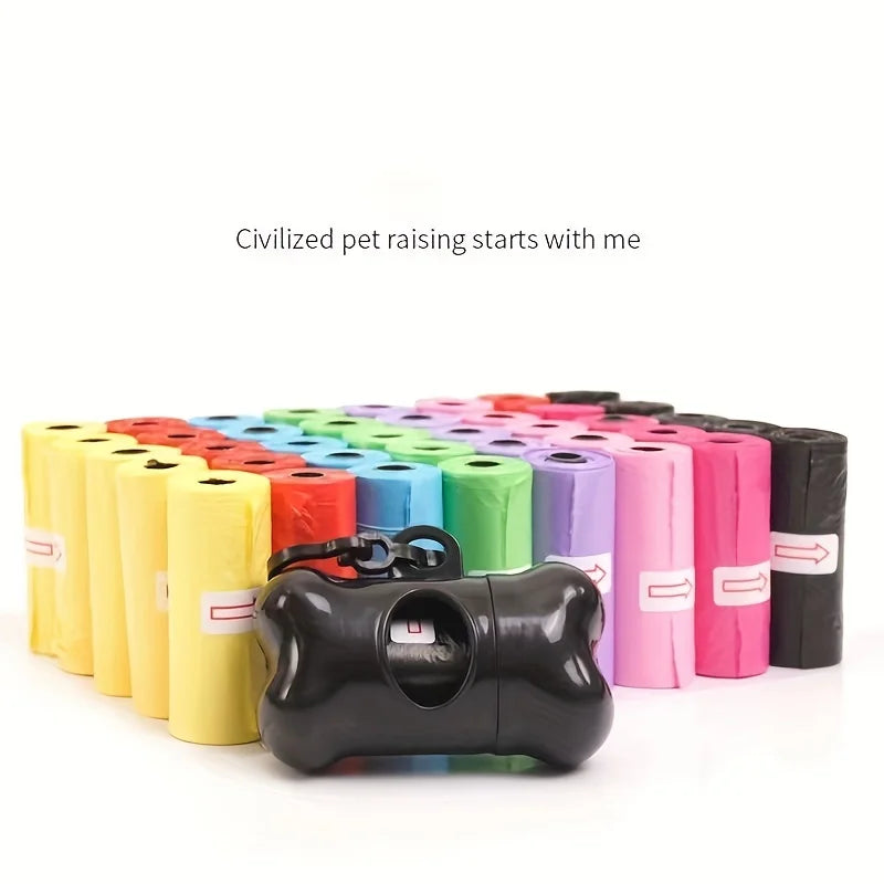 Cartoon Paw Dog Poop Bags