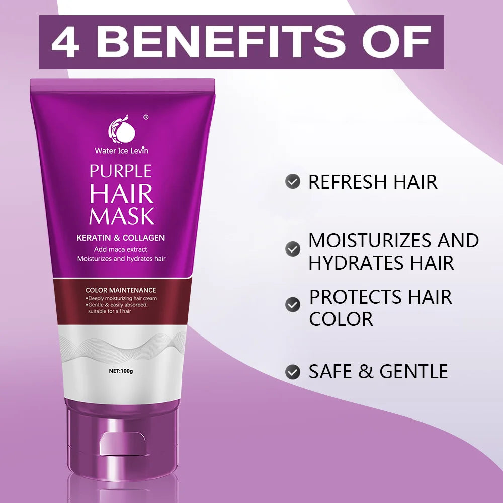 Purple Keratin Biotin Hair Mask