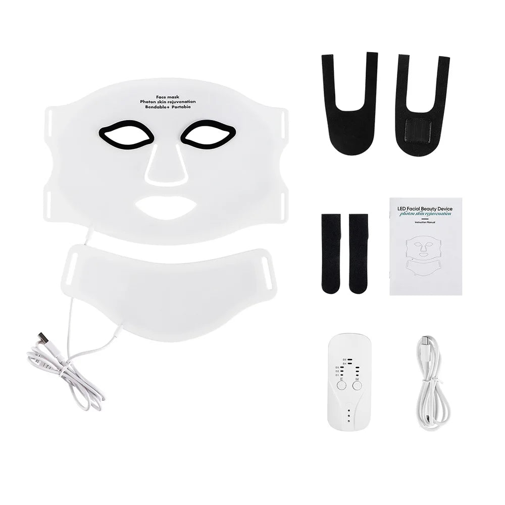 Silicone LED Face and Neck Mask