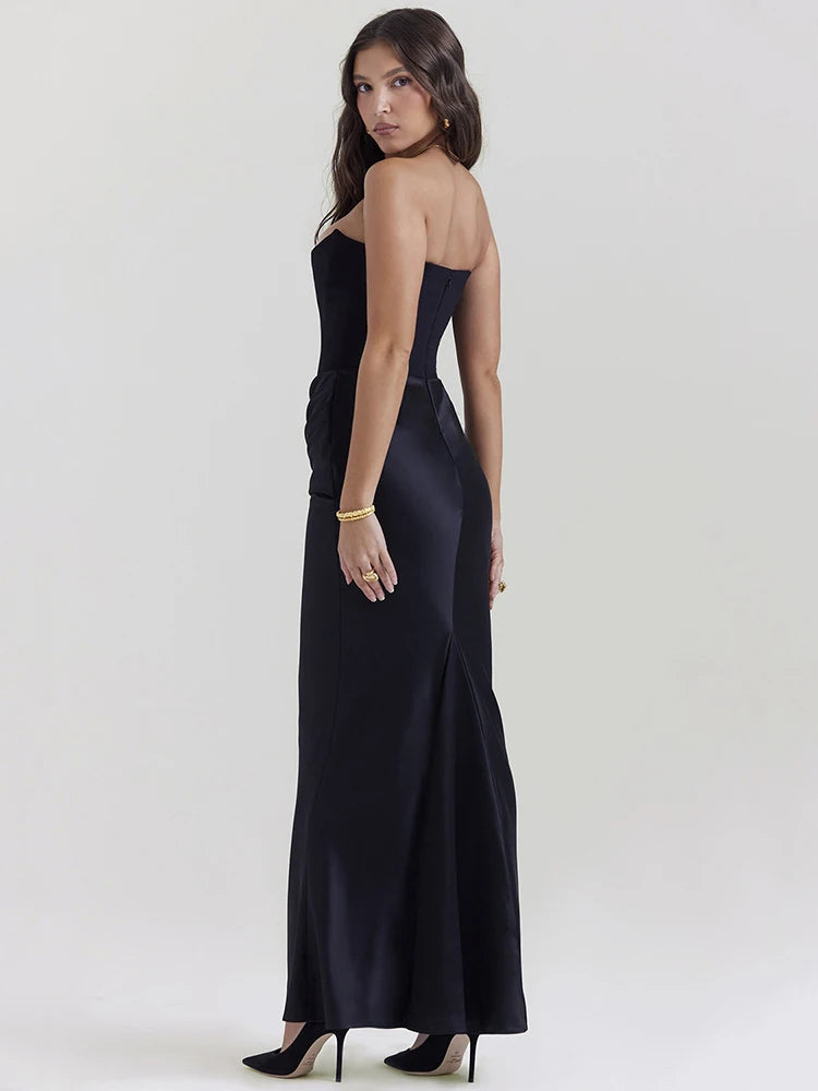 Elegant Black Maxi Dress