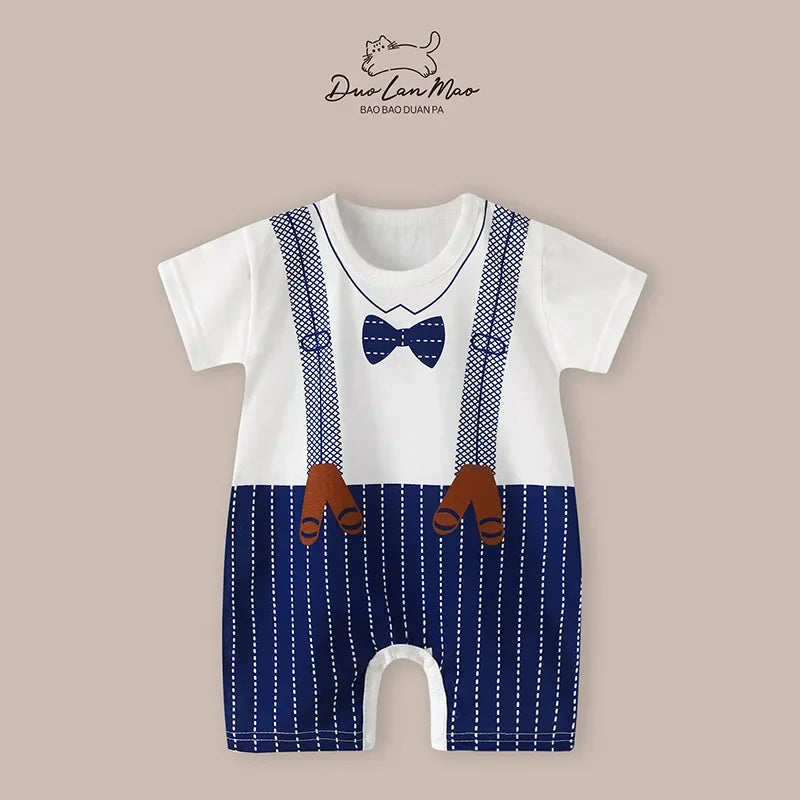 Summer Baby Cartoon Romper