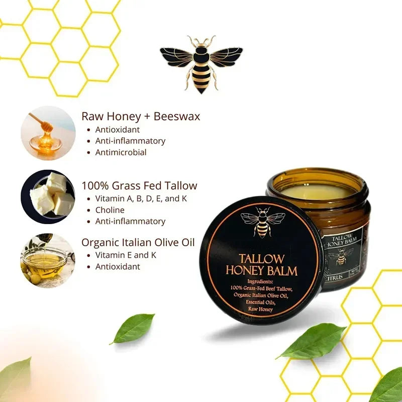 Organic Grass-Fed Tallow Balm