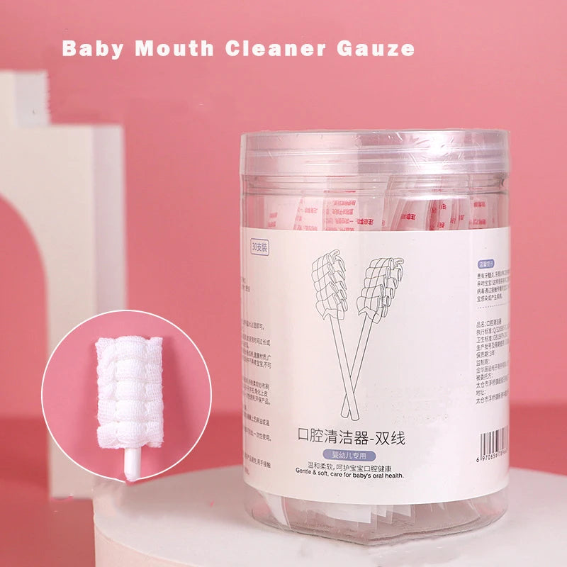 Cotton Swab Mouth and Tongue Cleaner