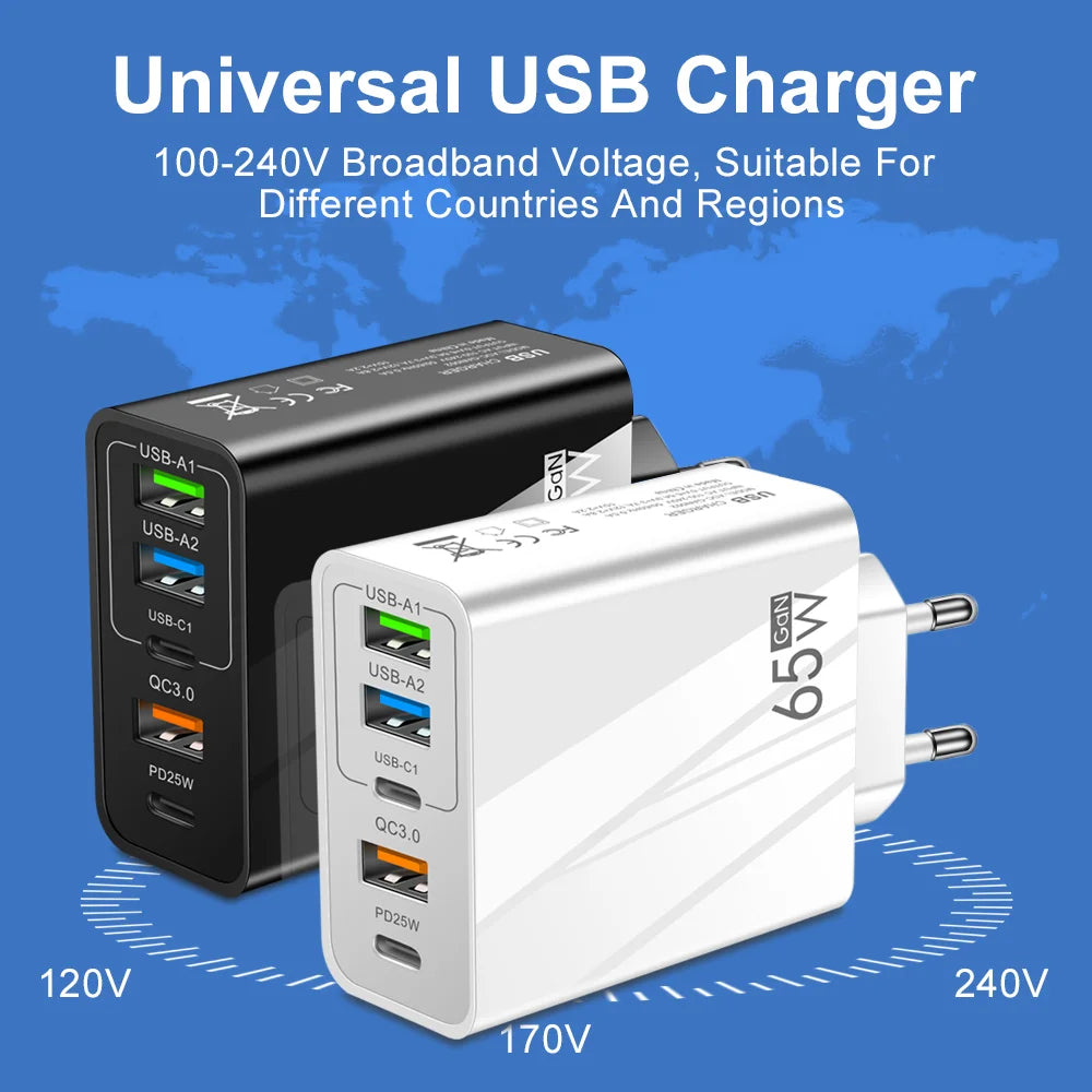 65W USB Type C Charger