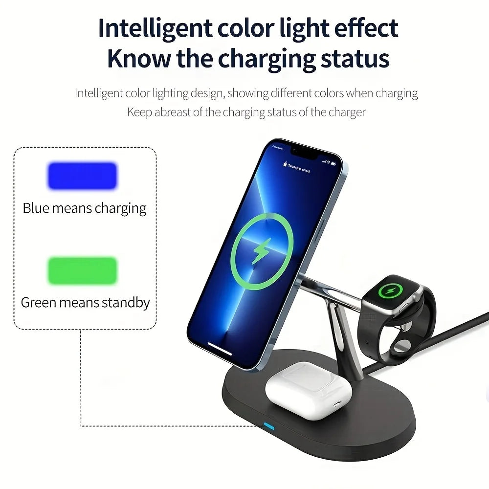 100W Magnetic Wireless Charger Stand