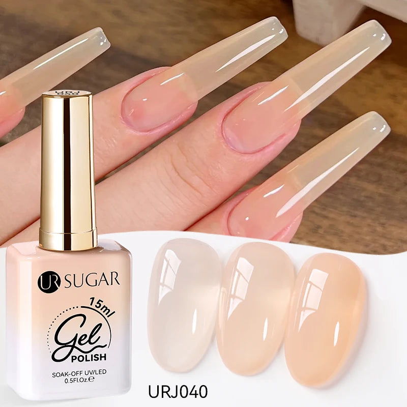 Jelly Milky White Translucent UV Gel Polish