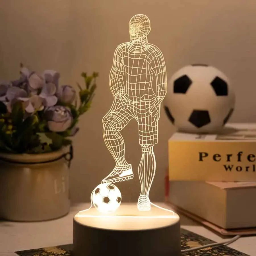 3D Football LED Table Lamp