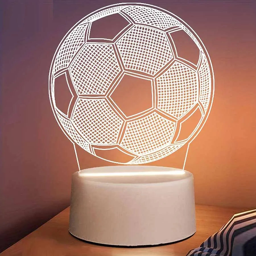 3D Football LED Table Lamp