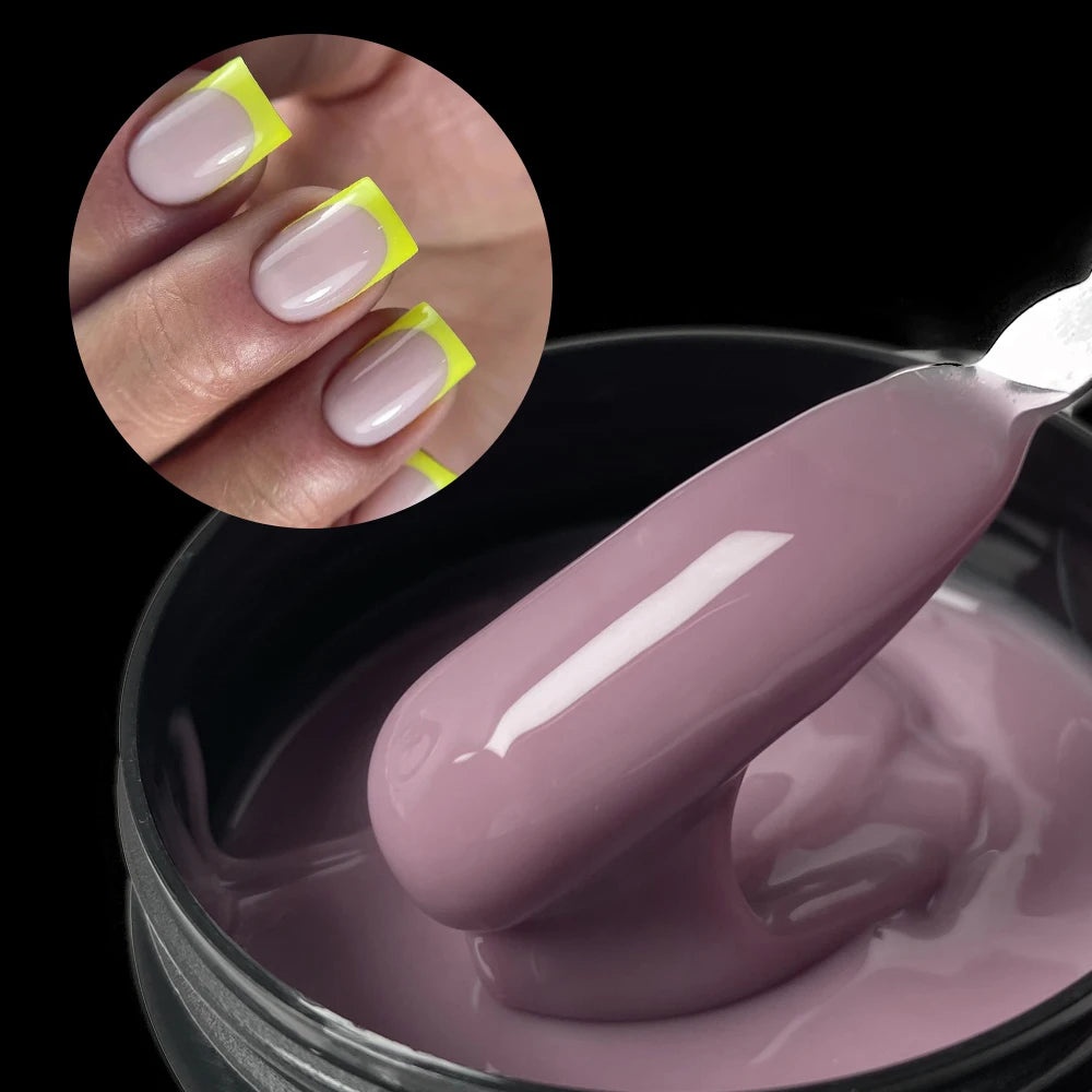 Glitter Milky Hard Builder Gel