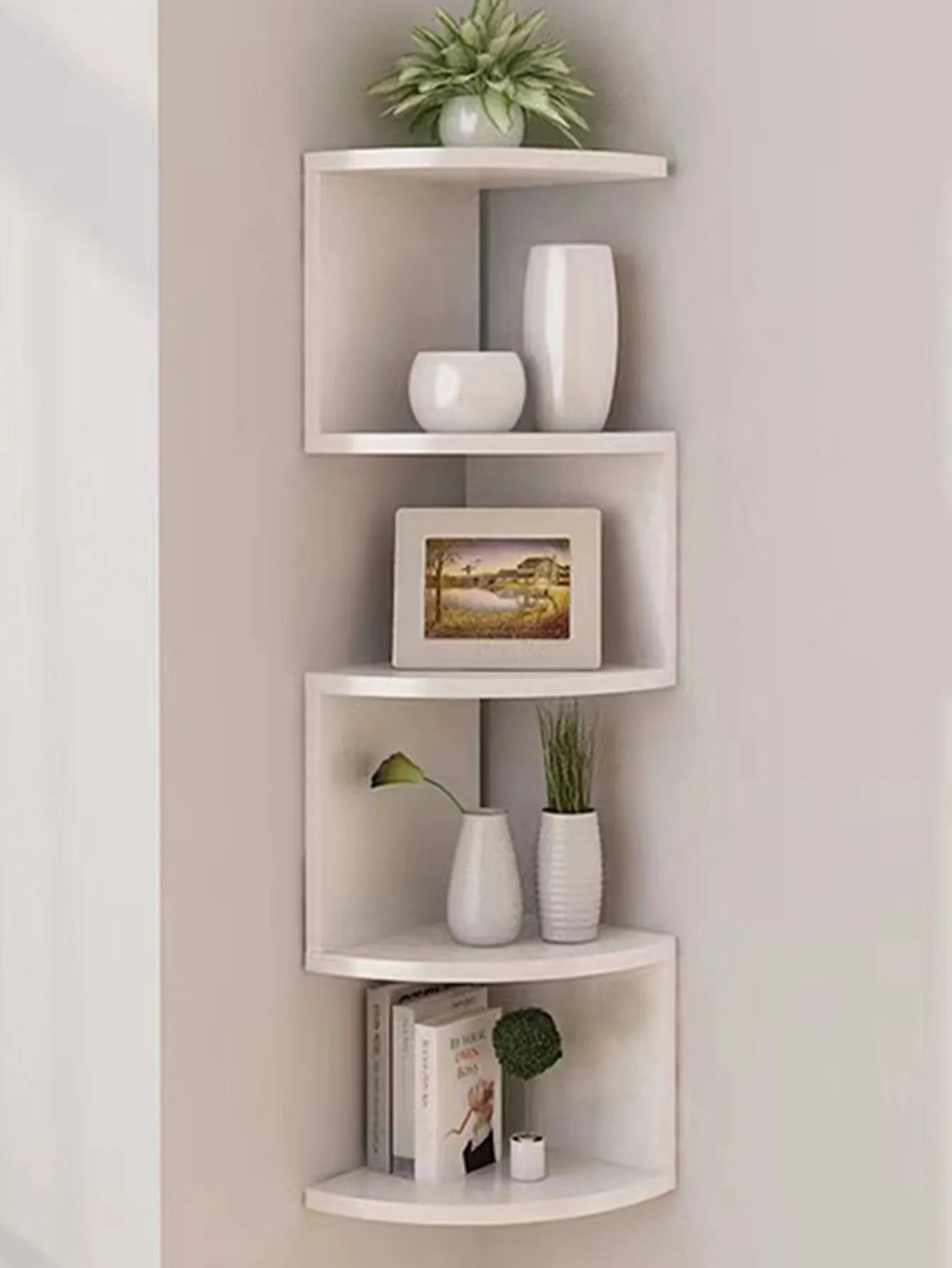 Floating Corner Shelves