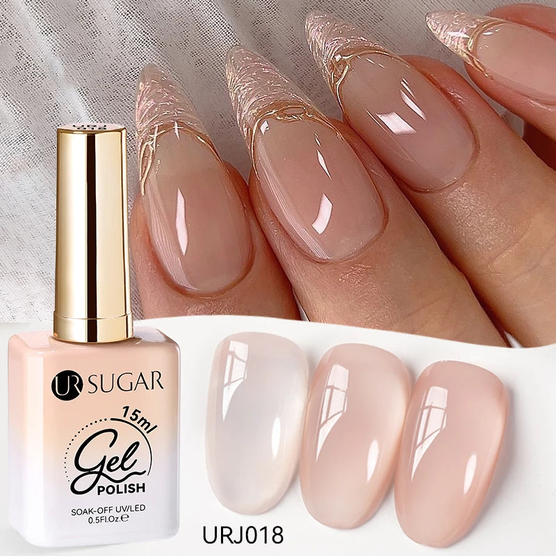 Jelly Milky White Translucent UV Gel Polish