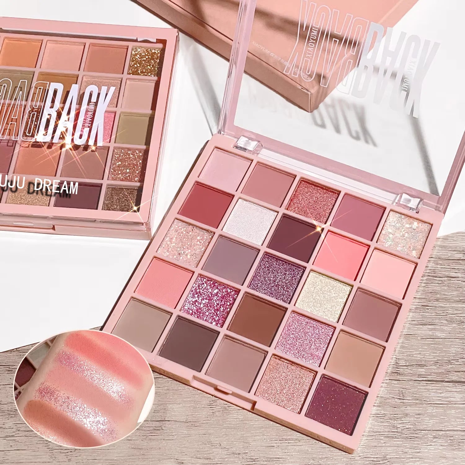 25-Color Oatmeal Milk Tea Eyeshadow Palette