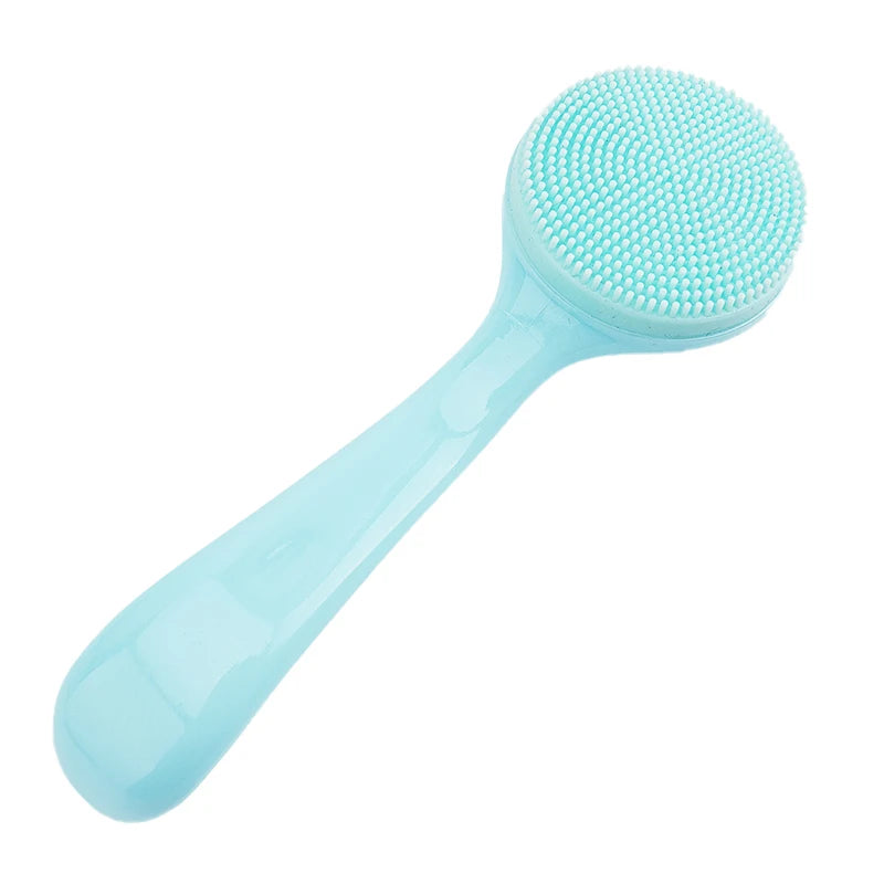 Double-Sided Silicone Facial Cleansing Brush