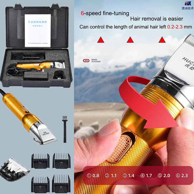 Cordless Pet Hair Trimmer for Efficient Grooming at Home