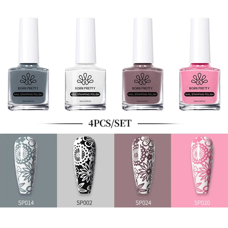 10ml Stamping Nail Polish Set
