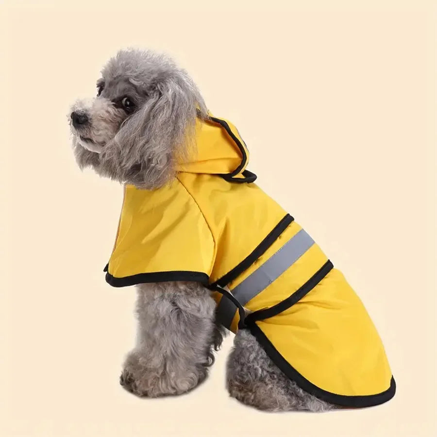 Adjustable Waterproof Windproof Dog Raincoat