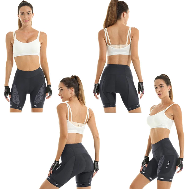 X-TIGER Women’s Padded Cycling Shorts