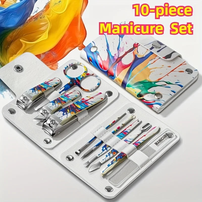 Stainless Steel Anti-Splash Nail Clipper Set